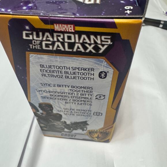 Groot Guardians of the Galaxy Mini Speaker Bitty Boomers New in Box Marvel - Picture 4 of 6